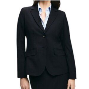 Brooks Brothers black Stellita fit single-breasted blazer size 12